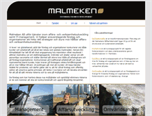 Tablet Screenshot of malmeken.se